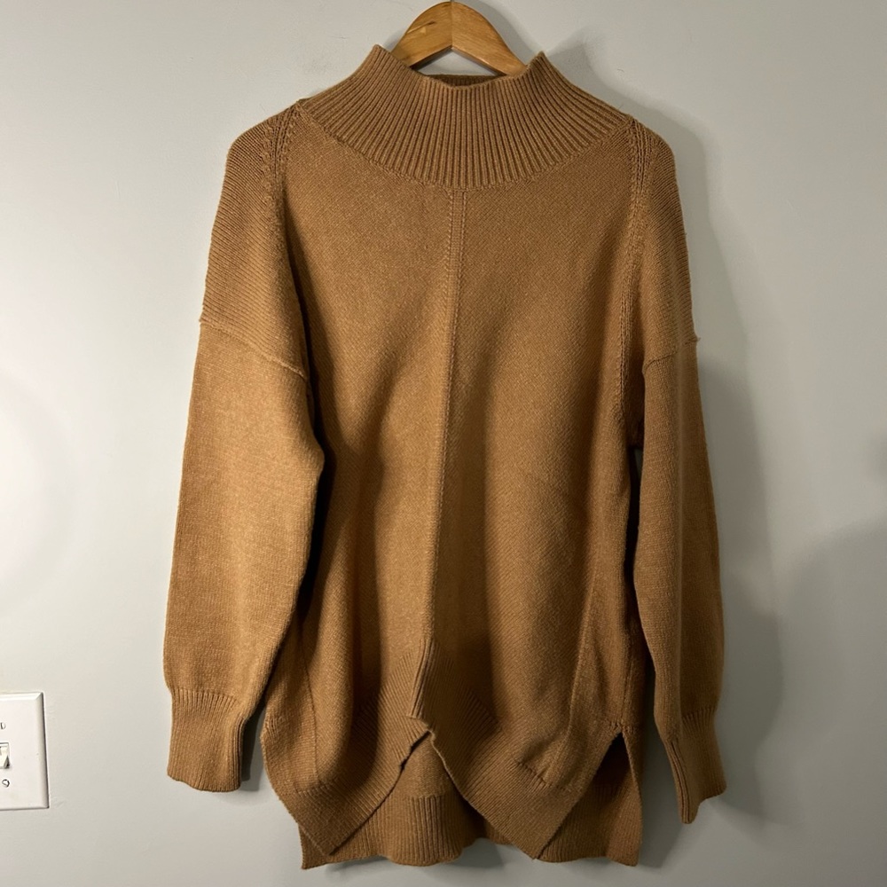 Anthropologie Maeve Camel Brown Sweater - Picture 2 of 7